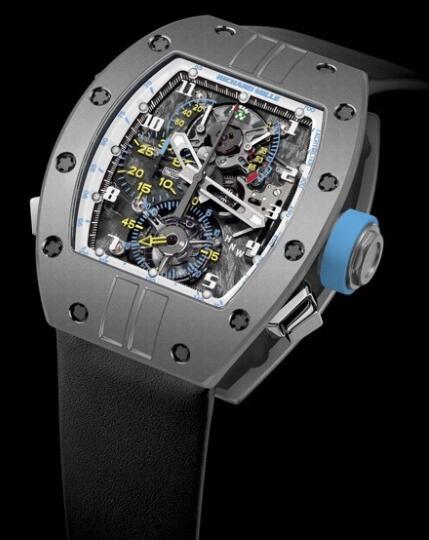 Replica Richard Mille RM 008 LMC Watch Titanium - Caoutchouc Strap